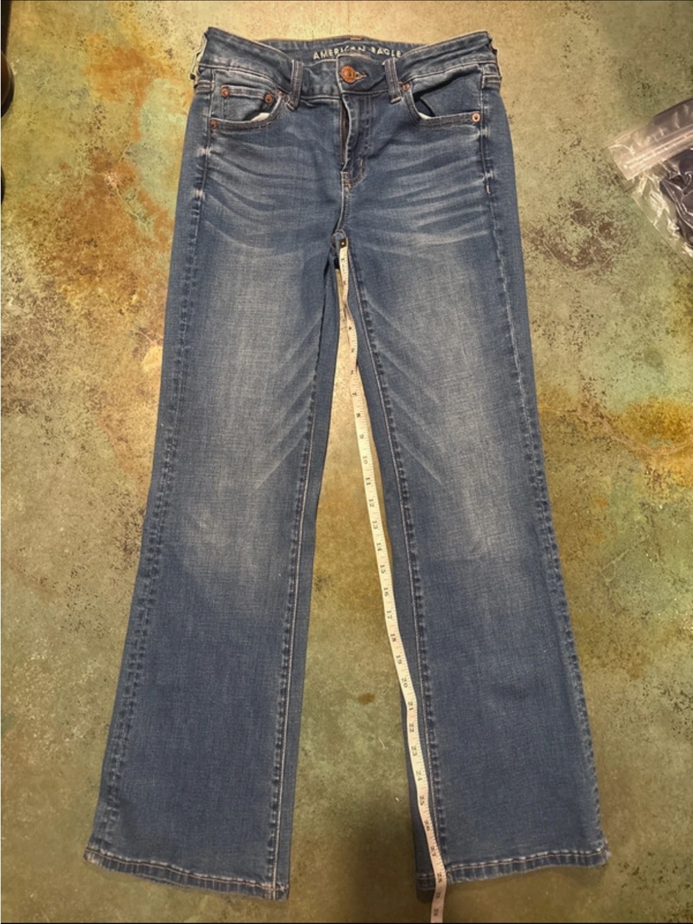 American Eagle Outfitters Women's Medium Blue Boyfriend Jeans